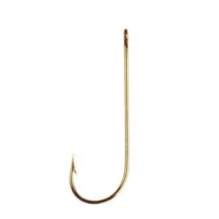 Eagle Claw 214EL Aberdeen 1X Light Wire Non-Offset Hooks 50 Box - 4