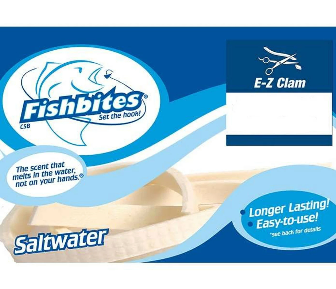 Fishbites 0065 Long Lasting EZ Clam 2Pk Flesh 1 Fishbites 0065 Long Lasting EZ Clam 2Pk Flesh