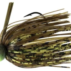 Fitzgerald Rods Fitzgerald Thrift Tungsten Micro Jig - 3/8oz - Green Pumpkin/Yellow