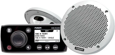 FUSION MS-RA55KTS Stereo Kit W/ RA55 Unit & EL602 Speakers 1 FUSION MS-RA55KTS Stereo Kit W/ RA55 Unit & EL602 Speakers