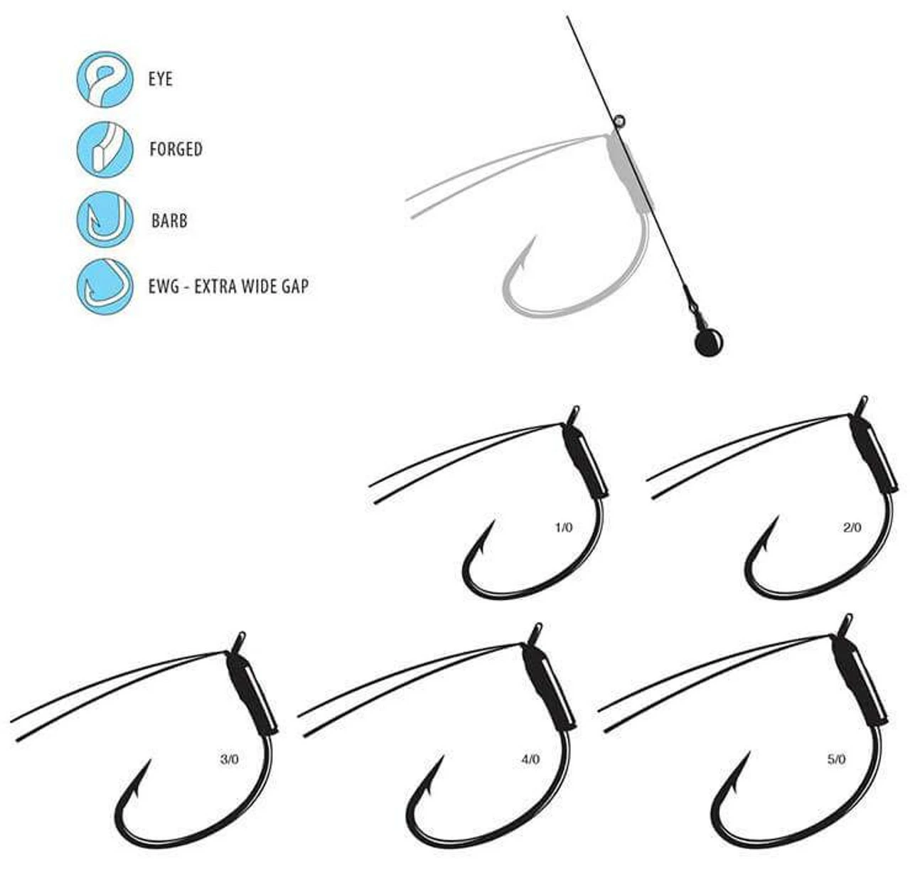 Gamakatsu Wicked Wacky Hook 2 Gamakatsu Wicked Wacky Hook - Image 2