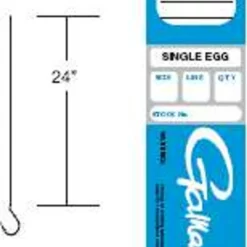 Gamakatsu Single Egg Hooks Snelled Barb On Shank -Marine Equipment & Accessories Sales Store gamsinegghoo 35134.1651015403
