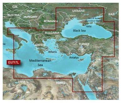 Garmin BlueChart G2 - HXEU717L - East Med. & Black Sea - MicroSD/SD 1 Garmin BlueChart G2 - HXEU717L - East Med. & Black Sea - MicroSD/SD