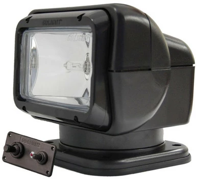 Golight Searchlight W/ Wired Dash Mount Remote - Black 1 Golight Searchlight W/ Wired Dash Mount Remote - Black