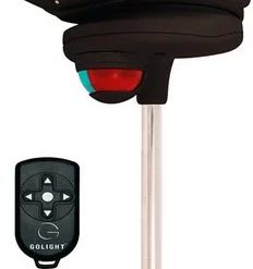 Golight Gobee Stanchion Mount W/ Wireless Remote - Black