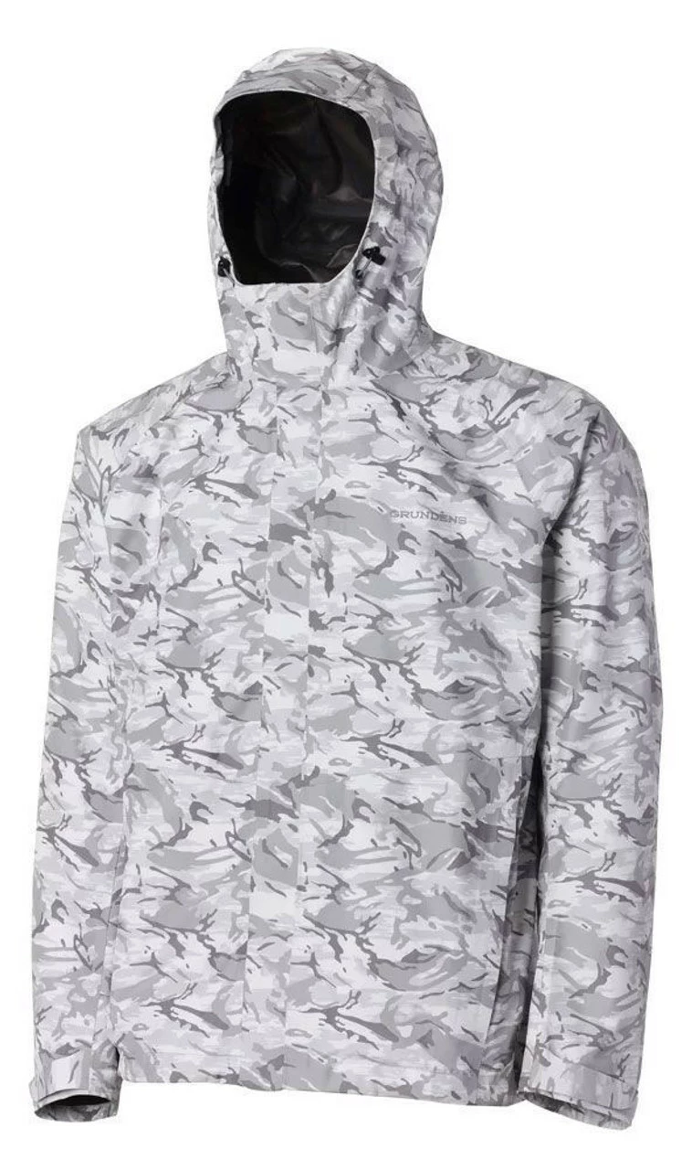Grundens Charter Gore Tex Paclite Jacket - Glacier Camo - M 1 Grundens Charter Gore Tex Paclite Jacket - Glacier Camo - M