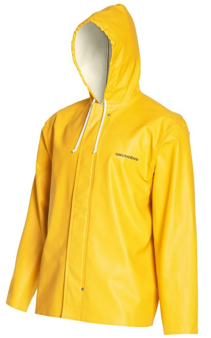Grundens Clipper 82 Hooded Parka Yellow - Size X-Small 2 Grundens Clipper 82 Hooded Parka Yellow - Size X-Small - Image 2