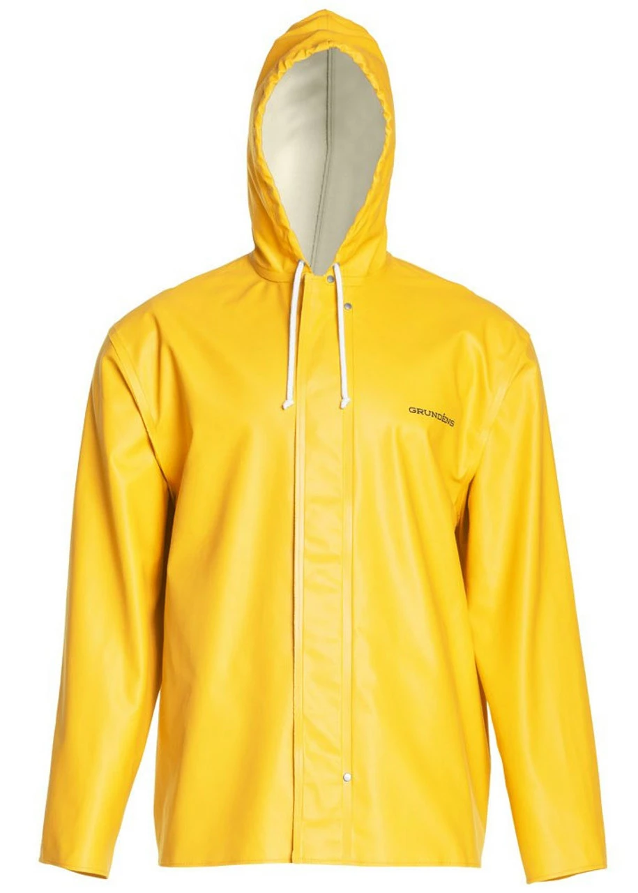 Grundens Clipper 82 Hooded Parka Yellow - Size X-Small 1 Grundens Clipper 82 Hooded Parka Yellow - Size X-Small