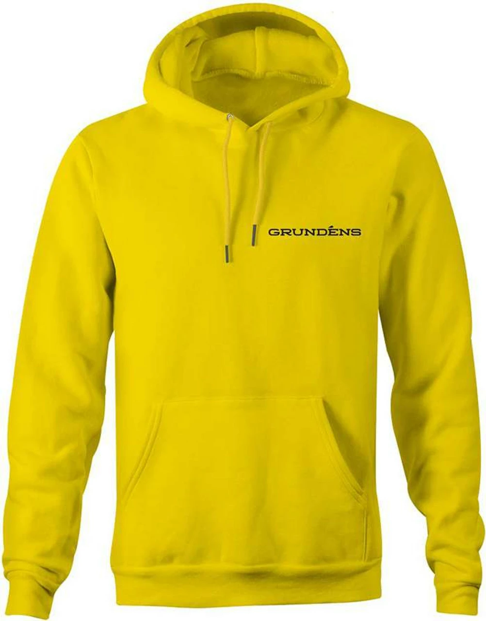 Grundens Displacement DWR Hoodie - Hi-Vis Yellow 2 Grundens Displacement DWR Hoodie - Hi-Vis Yellow - Image 2