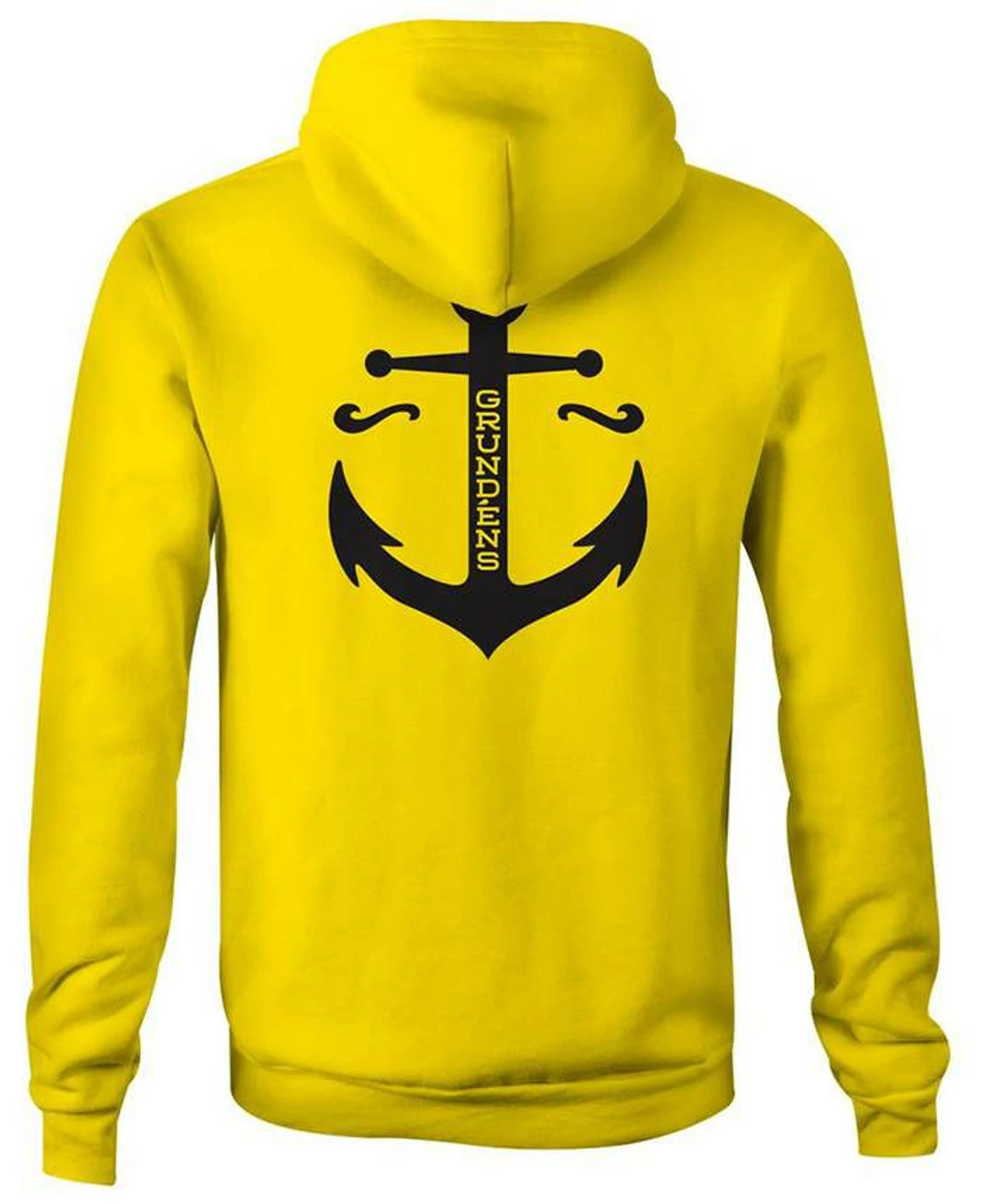 Grundens Displacement DWR Hoodie - Hi-Vis Yellow 1 Grundens Displacement DWR Hoodie - Hi-Vis Yellow