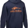 Grundens Mens Outdoor Logo Hooded Sweatshirt
