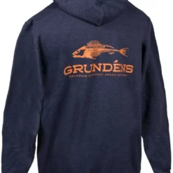 Grundens Mens Outdoor Logo Hooded Sweatshirt