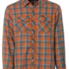 Grundens Kodiak Insulated Long Sleeve Shirt - Clay Plaid - 3X-Large