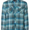 Grundens Kodiak Insulated Long Sleeve Shirt - Dark Slate Plaid - Medium