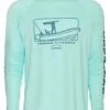 Grundens Solstrale Lightweight Long Sleeve Shirt - Blue Light