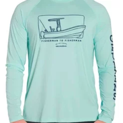 Grundens Solstrale Lightweight Long Sleeve Shirt - Blue Light -Marine Equipment & Accessories Sales Store grundens solstrale lightweight long sleeve shirt blue light 82274.1651412484