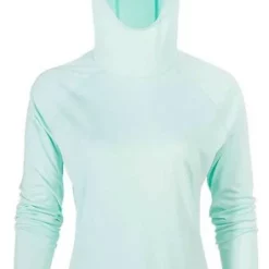 Grundens Womens Solstrale Hoodie - Blue Light