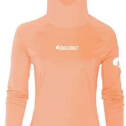 Grundens Womens Solstrale Hoodie - Coral/TackleDirect Logo
