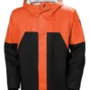 Helly Hansen Storm Rain Jacket - Orange/Black - 2XL