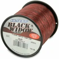 Hi-Seas Black Widow I.G.F.A. Micro-Thin Camo Line 1/4 Lb. Spool