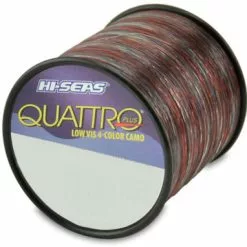 Hi-Seas Quattro Plus Low-Vis Camo Line 1/4 Lb. Spool