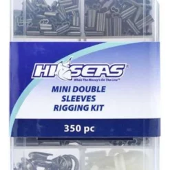 American Fishing Wire Hi-Seas TKB00002 Mini Double Sleeves Rigging Kit 350 Pieces
