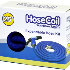 HoseCoil Expandable Hose Kit W/ Nozzle And Storage Bag