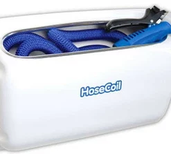 HoseCoil Expandable Hose Kit W/ Side Mount Enclosure - 25 Ft.