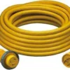 Hubbell 61CM08 Molded Cord Set - 30A - 50ft - Yellow