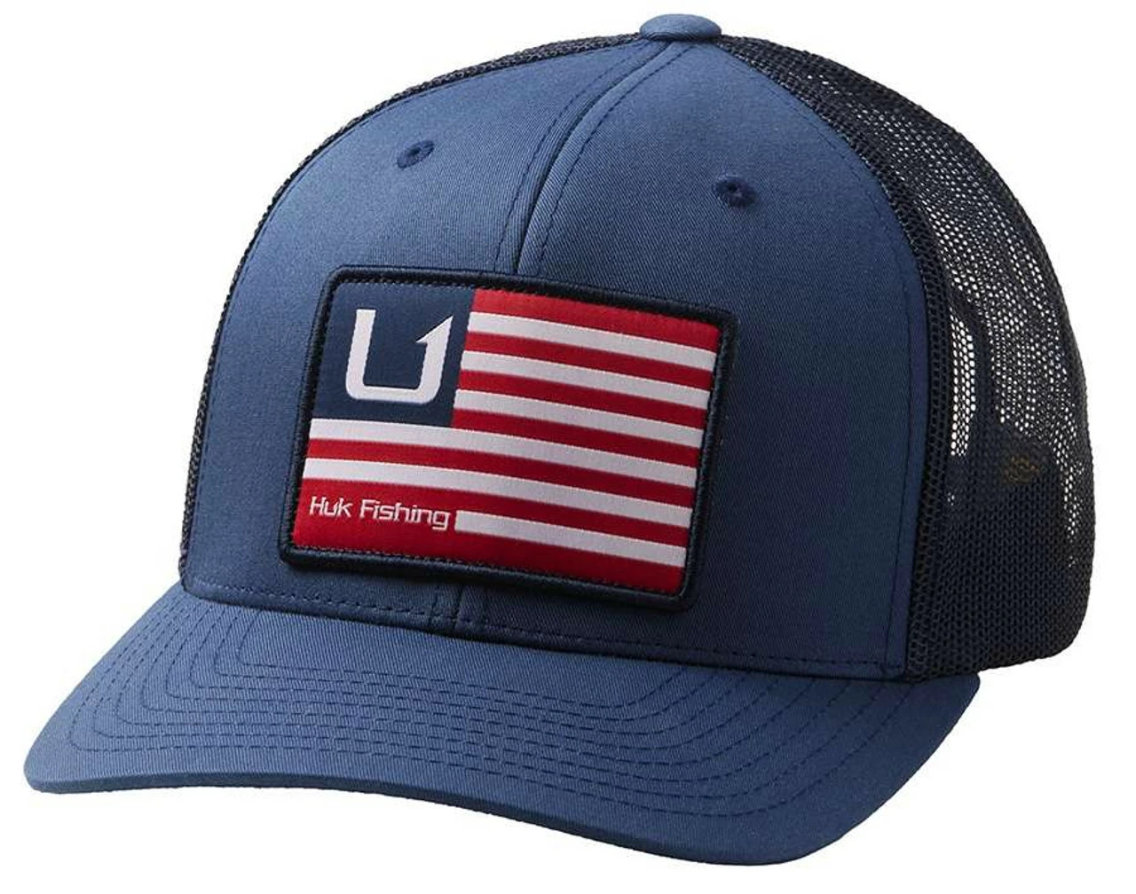 Huk Performance Fishing Huk And Bars American Trucker Hat 3 Huk Performance Fishing Huk And Bars American Trucker Hat - Image 3