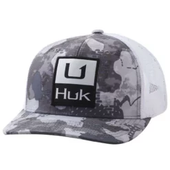 Huk Performance Fishing Huk Hukd Up Low Pro Refraction Trucker Hat - Storm