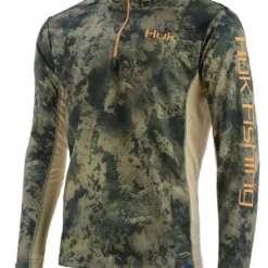 Huk Performance Fishing Huk Icon X Camo 1/4 Zip Shirts