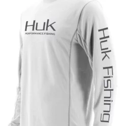 Huk Performance Fishing Huk Icon X Long Sleeve Shirt - White - M
