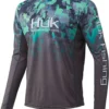 Huk Performance Fishing Huk Icon X Refraction Camo Fade Long Sleeve Shirts