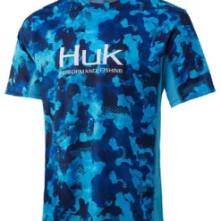 Huk Performance Fishing Huk Icon X Refraction Camo Short Sleeve Shirt - San Sal