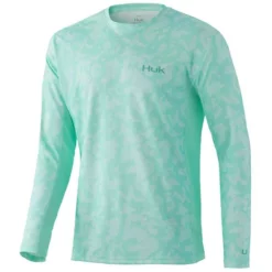 Huk Performance Fishing Huk Icon X Running Lakes Long Sleeve Shirt - Beach Glass - Large