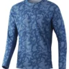 Huk Performance Fishing Huk Icon X Running Lakes Long Sleeve Shirt - Titanium Blue - 3X-Large