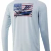 Huk Performance Fishing Huk KC Chasin Flags Pursuit Long Sleeve Shirt - Plein Air