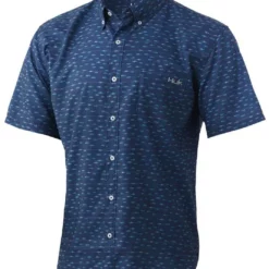 Huk Performance Fishing Huk Tuna School Teaser Short Sleeve Shirt - Sargasso Sea