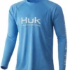 Huk Performance Fishing Huk Vented Pursuit Long Sleeve Shirt - Malibu Blue - Medium