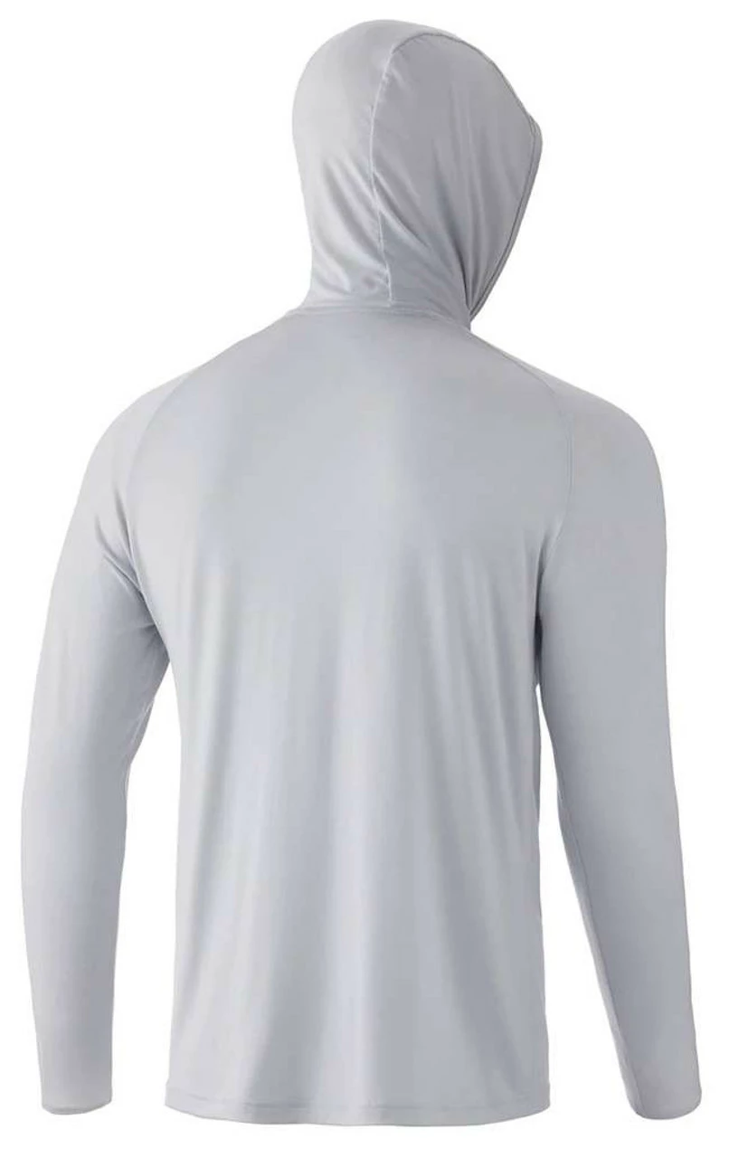 Huk Performance Fishing Huk Waypoint Hoodie - Oyster - Large 2 Huk Performance Fishing Huk Waypoint Hoodie - Oyster - Large - Image 2