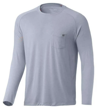 Huk Performance Fishing Huk Waypoint Long Sleeve Shirt - Blue Fog - Large 1 Huk Performance Fishing Huk Waypoint Long Sleeve Shirt - Blue Fog - Large