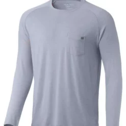 Huk Performance Fishing Huk Waypoint Long Sleeve Shirt - Blue Fog - Medium