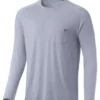 Huk Performance Fishing Huk Waypoint Long Sleeve Shirt - Blue Fog - X-Large