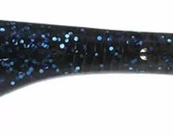Hyperlastics Dartspin Lure - 4.5in - Black N Blue/Silver