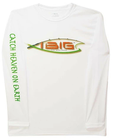 IBig Performance Long Sleeve Shirt - White - X-Large 1 IBig Performance Long Sleeve Shirt - White - X-Large