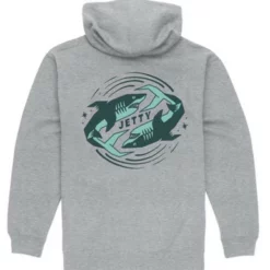 Jetty Life Jetty Backflip Hoodie - Heather Grey - Large