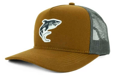 Jetty Life Jetty Blacktip Trucker Hat - Brown 1 Jetty Life Jetty Blacktip Trucker Hat - Brown