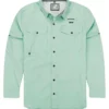 Jetty Life Jetty Bowline Long Sleeve Guide Shirt - Mint - 2X-Large
