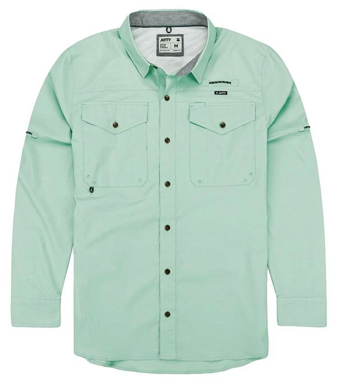Jetty Life Jetty Bowline Long Sleeve Guide Shirt - Mint - 2X-Large 1 Jetty Life Jetty Bowline Long Sleeve Guide Shirt - Mint - 2X-Large